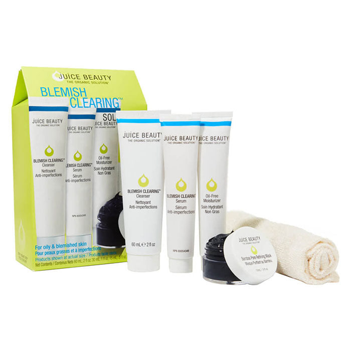 BLEMISH CLEARING SOLUTIONS KIT CLEANSER by JUICE BEAUTY at Sundora