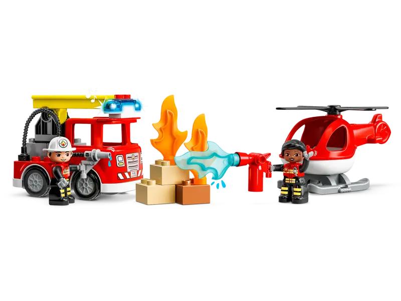 10970 Fire Station & Helicopter TOYS by LEGO at Sundora