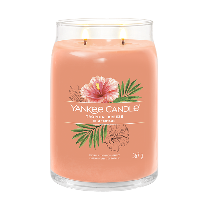 TROPICAL BREEZE SIGNATURE JAR CANDLE by YANKEE CANDLE at Sundora