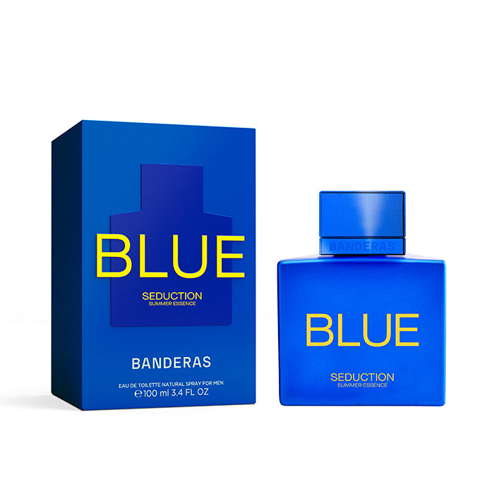 BLUE SEDUCTION SUMMER ESSENCE PERFUME by BANDERAS at Sundora