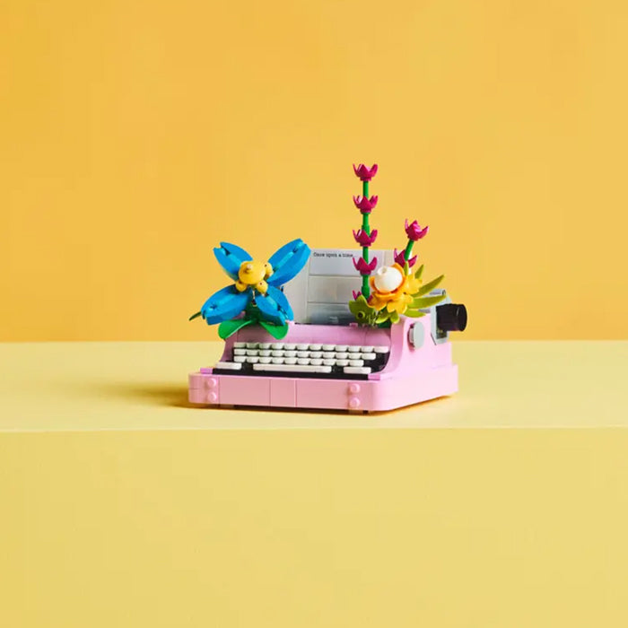 31169 Typewriter with Flowers