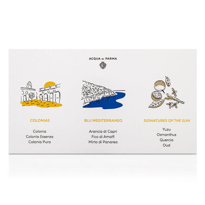 ACQUA DI PARMA SELECTION SET 2022 (10*1.5ML) GIFT SET by ACQUA DI PARMA at Sundora