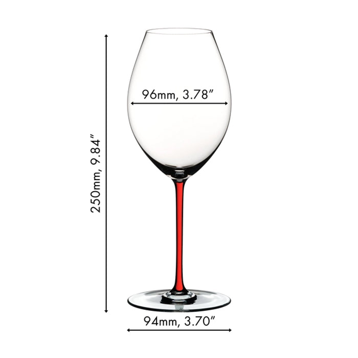 Fatto A Mano Old World Syrah Glass- Red