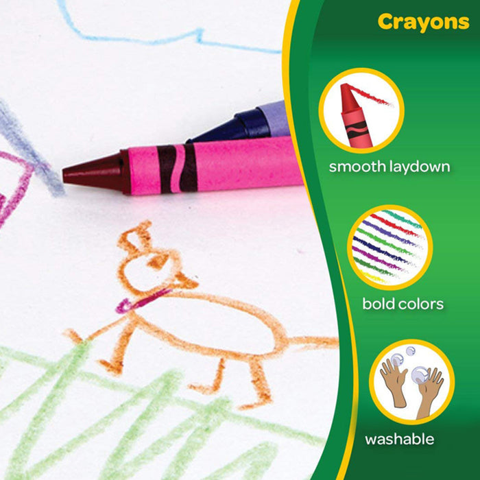 CRAYOLA CRAYONS, 16 COUNT STATIONERY by CRAYOLA at Sundora
