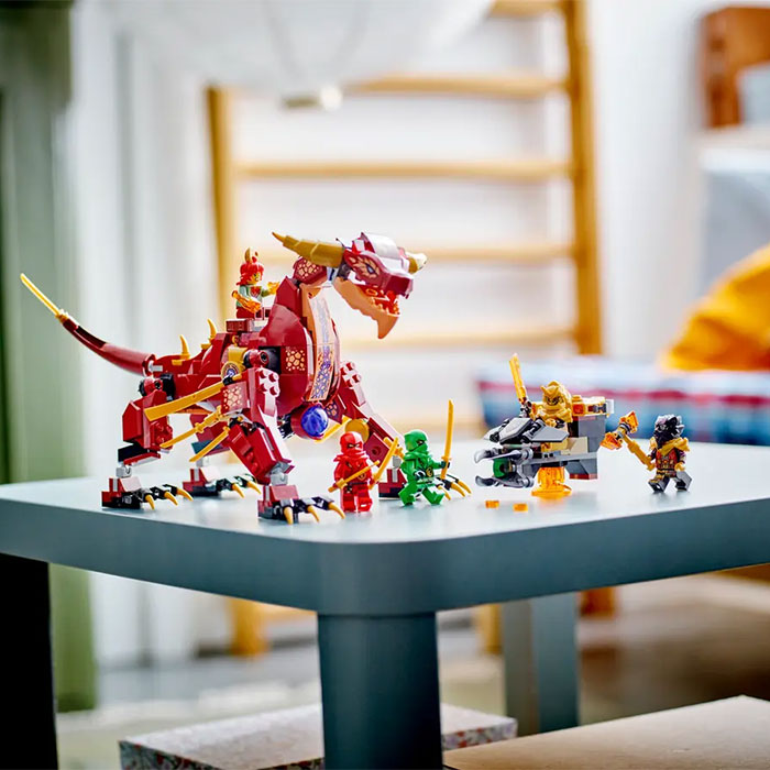 71793 HEATWAVE TRANSFORMING LAVA DRAGON TOYS by LEGO at Sundora