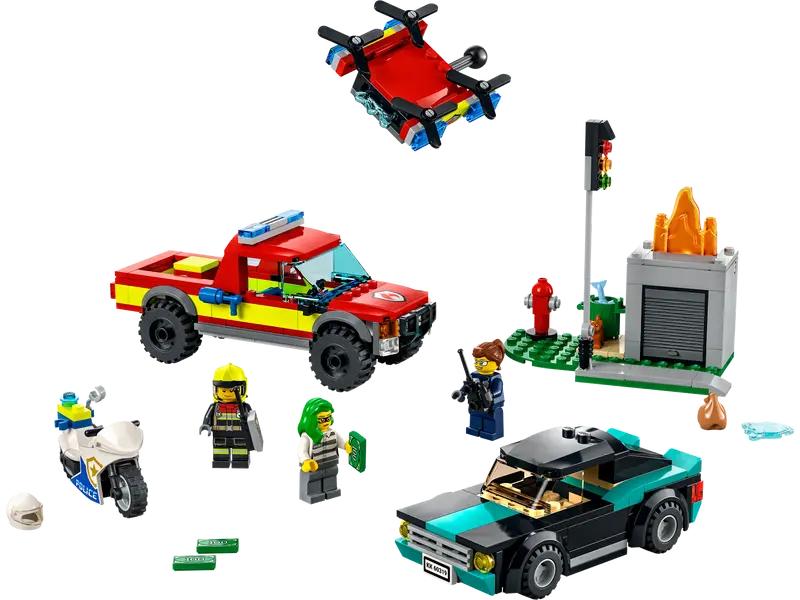 60319 Fire Rescue & Police Chase TOYS by LEGO at Sundora