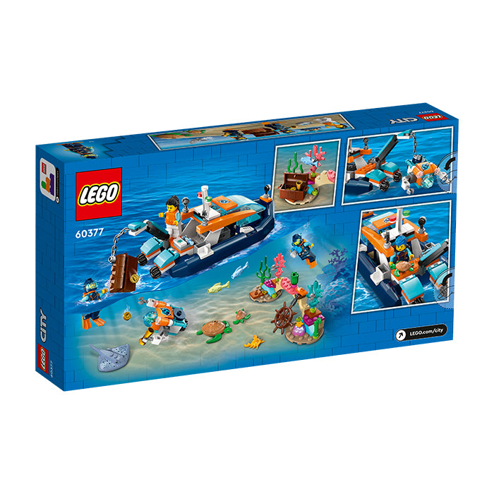 60377 EXPLORER DIVING BOAT TOYS by LEGO at Sundora