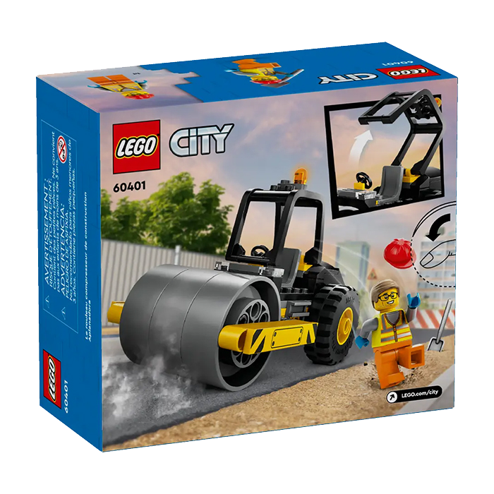 60401 CONSTRUCTION STEAMROLLER TOYS by LEGO at Sundora