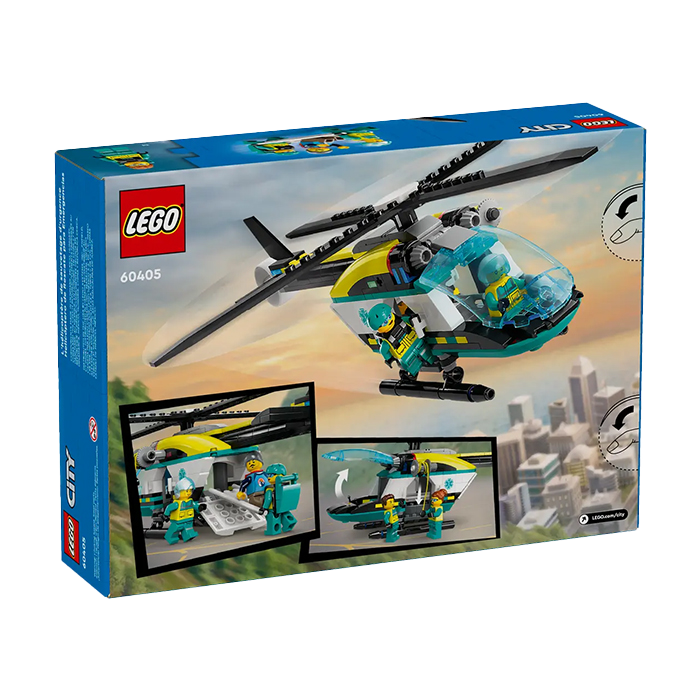 60405 EMERGENCY RESCUE HELICOPTER TOYS by LEGO at Sundora