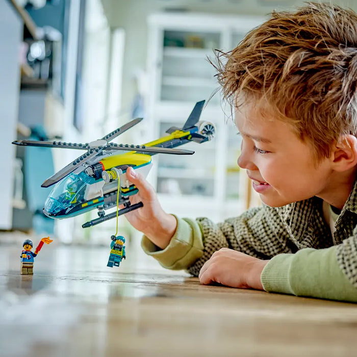 60405 EMERGENCY RESCUE HELICOPTER TOYS by LEGO at Sundora