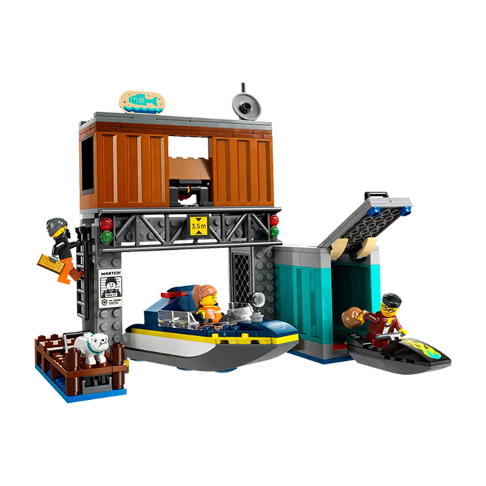 60417 POLICE SPEEDBOAT AND CROOKS&