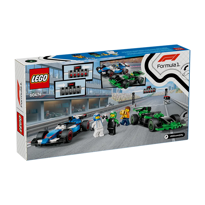 60474 F1® Grid with VCARB & Sauber Race Cars