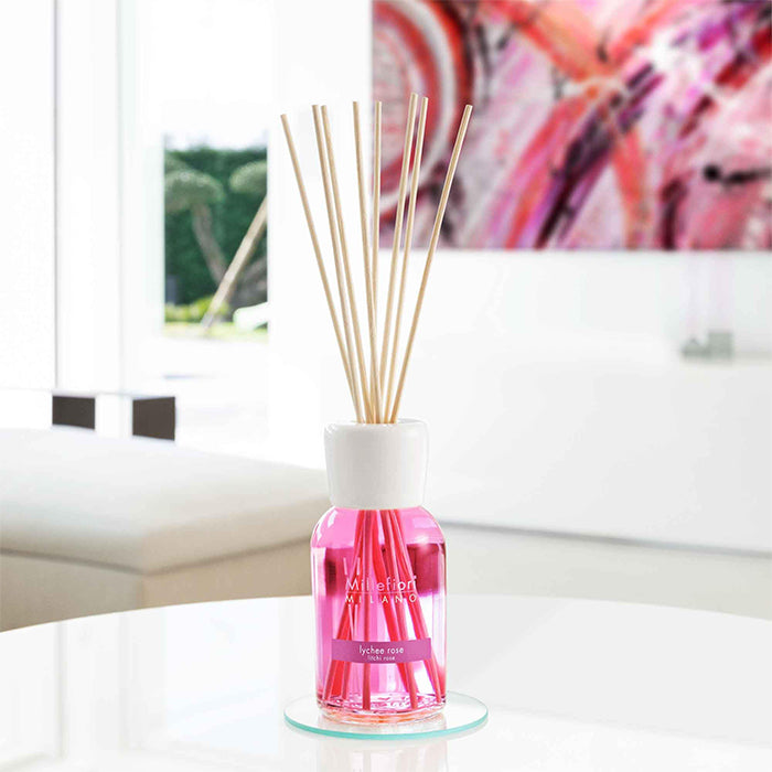 MILLEFIORI MILANO REED DIFFUSER LYCHEE ROSE DIFFUSER by MILLEFIORI MILANO at Sundora