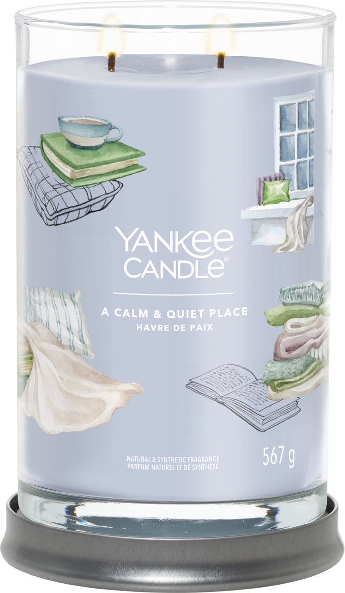 A CALM & QUIET PLACE SIGNATURE TUMBLER CANDLE CANDLE by YANKEE CANDLE at Sundora