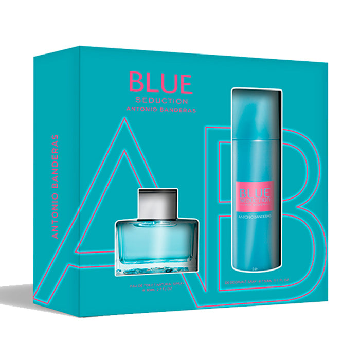 BLUE SEDUCTION FOR WOMEN EDT GIFT SET GIFT SET by BANDERAS at Sundora
