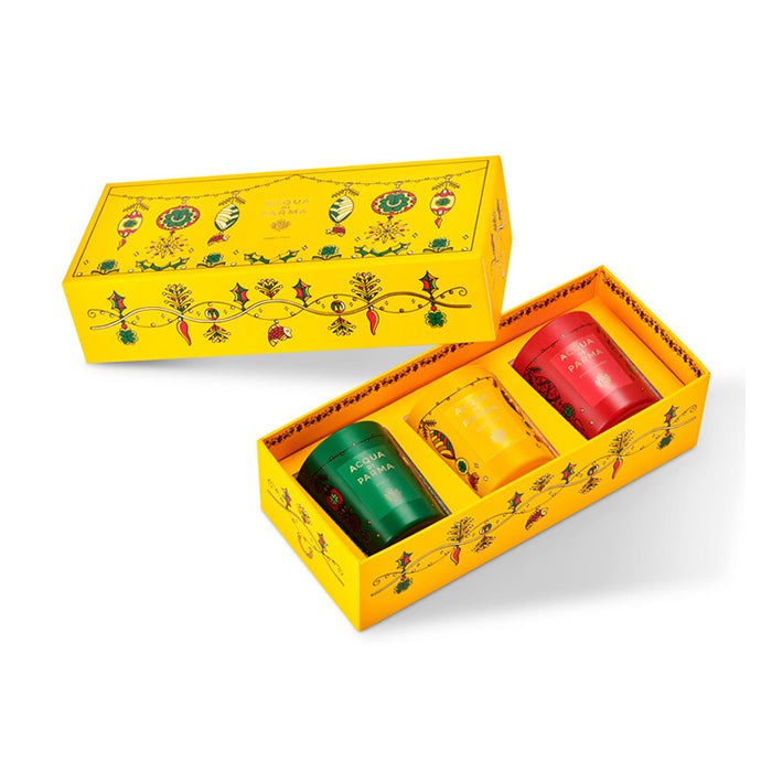 HOLIDAY CANDLE TRIO CANDLE by ACQUA DI PARMA at Sundora