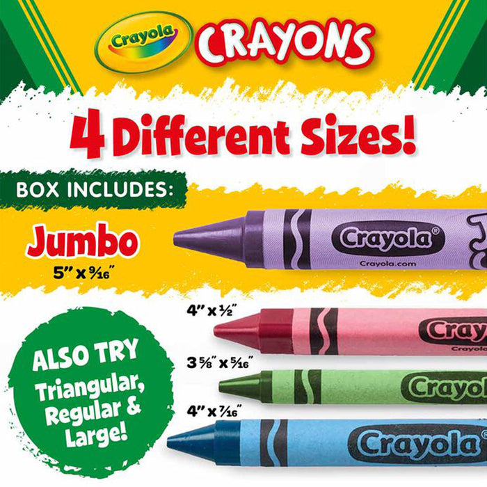 CRAYOLA JUMBO CRAYONS, 8 COUNT STATIONERY by CRAYOLA at Sundora