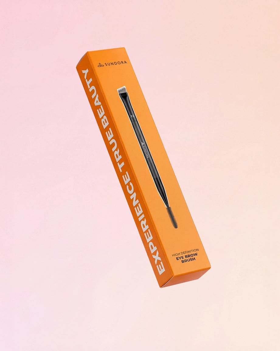 12 High Definition Eye Brow Brush COSMETICS AND MAKEUP by SUNDORA at Sundora