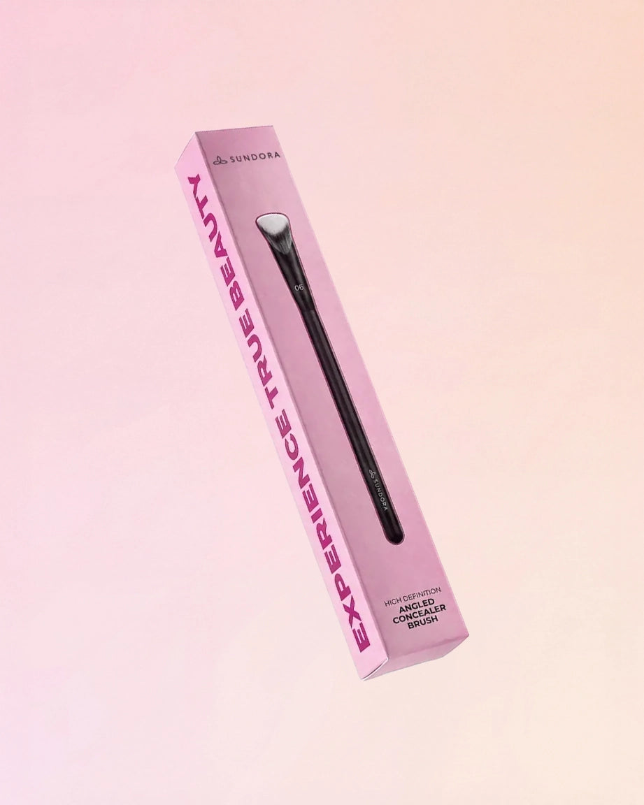 06 High Definition Angled Concealer Brush COSMETICS AND MAKEUP by SUNDORA at Sundora
