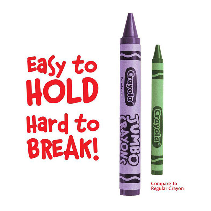 CRAYOLA JUMBO CRAYONS, 8 COUNT STATIONERY by CRAYOLA at Sundora