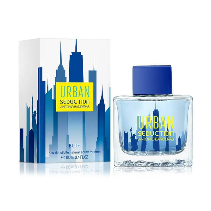 URBAN SEDUCTION BLUE EAU DE TOILETTE PERFUME by BANDERAS at Sundora