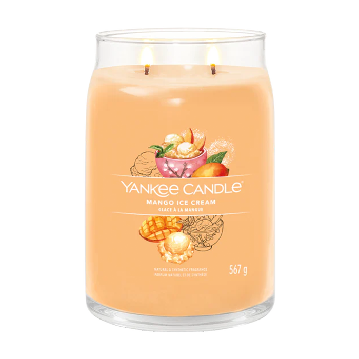 Mango Ice Cream Signature Large Jar Candle