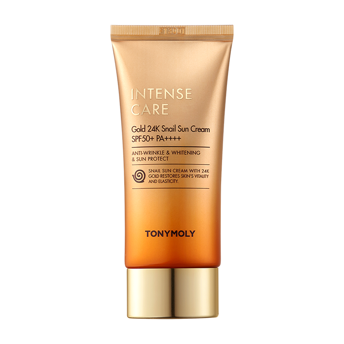 INTENSE CARE GOLD 24K SNAIL SUN CREAM SUNSCREEN by TONYMOLY at Sundora