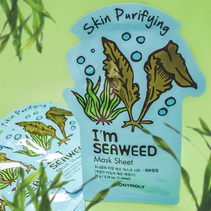 I AM SEAWEEDS MASK SHEET – PURIFYING FACE MASK by TONYMOLY at Sundora