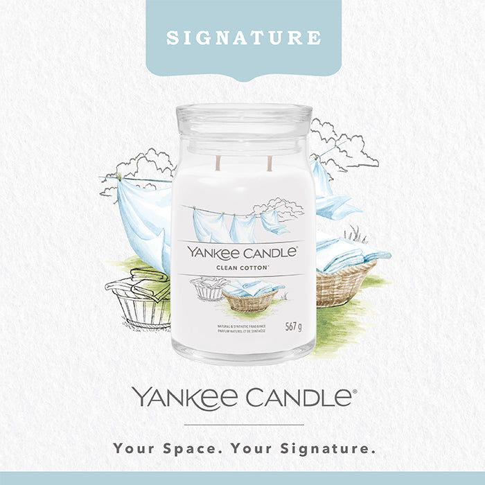 CLEAN COTTON® CANDLE by YANKEE CANDLE at Sundora