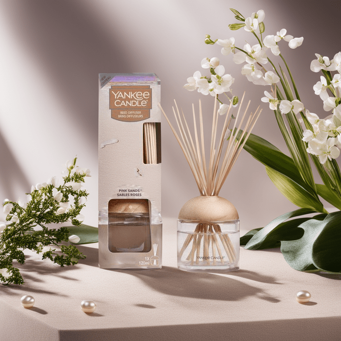 PINK SANDS REED DIFFUSER 120ML DIFFUSER by YANKEE CANDLE at Sundora