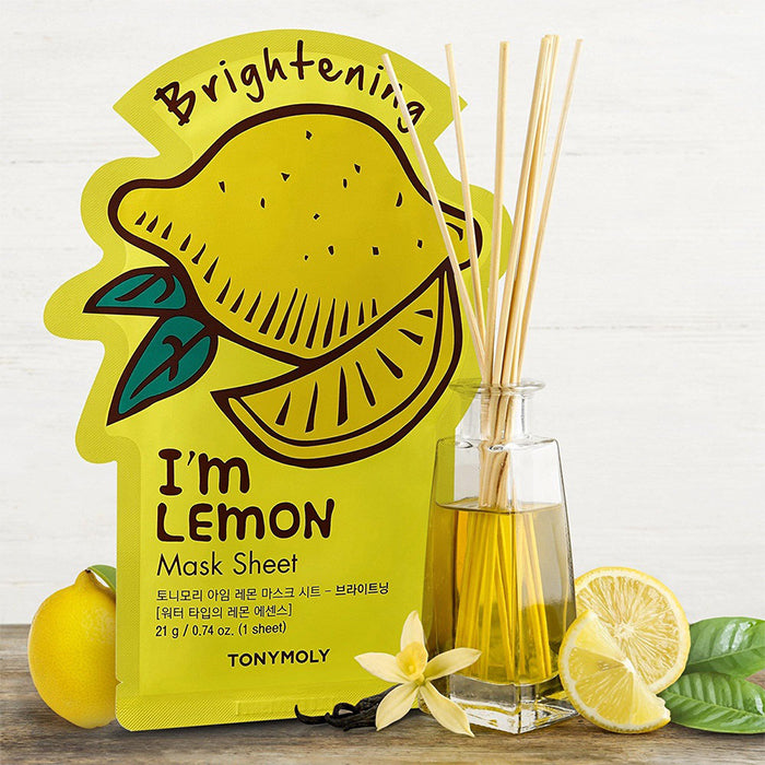 I AM LEMON MASK SHEET - BRIGHTENING FACE MASK by TONYMOLY at Sundora