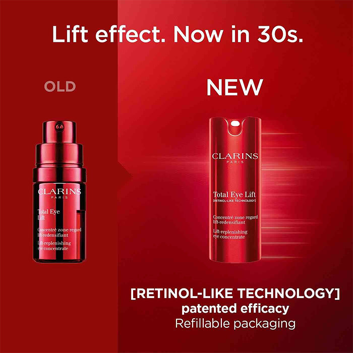 Total Eye Lift Refillable Eye Cream for Firming, Wrinkles, Dark Circles + Puffiness