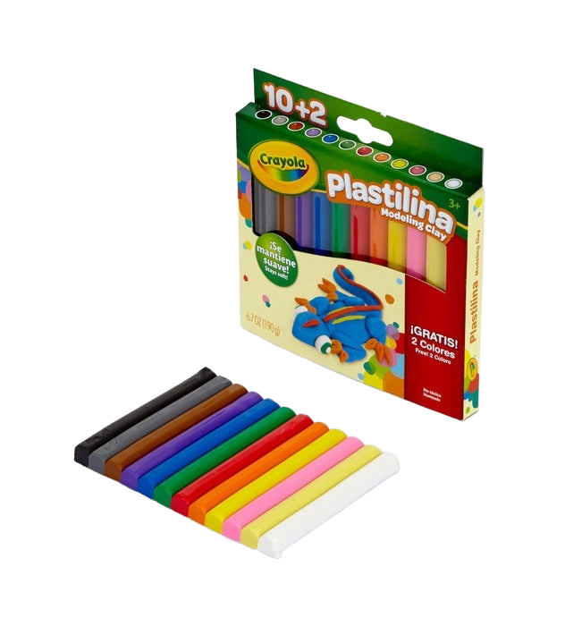 Plastilina Modeling Clay 12 Colors STATIONERY by CRAYOLA at Sundora