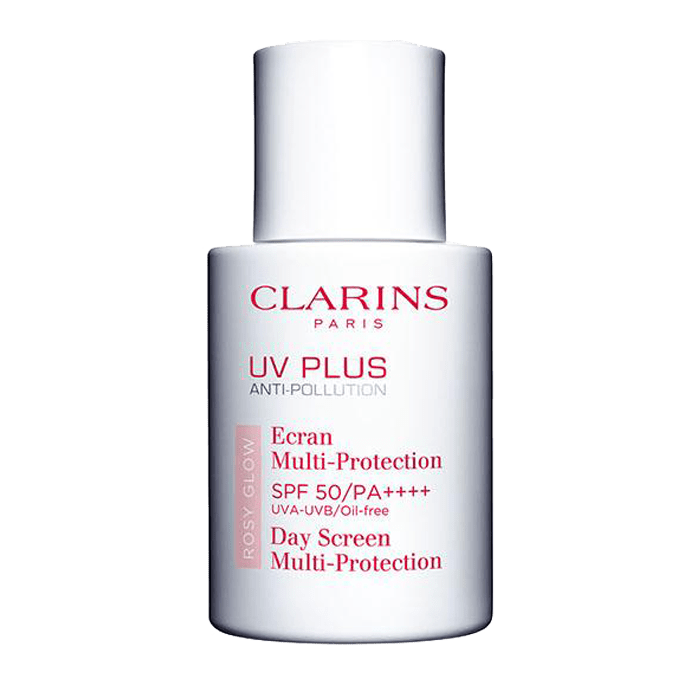 UV PLUS DAY SCREEN MULTI-PROTECTION SPF 50/PA++++ ROSY GLOW OIL FREE 30ML SUNSCREEN by CLARINS at Sundora