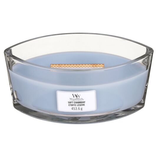 SOFT CHAMBRAY CANDLE CANDLE by WOODWICK at Sundora