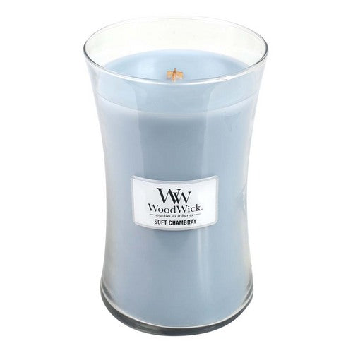 SOFT CHAMBRAY CANDLE CANDLE by WOODWICK at Sundora