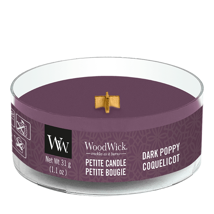 DARK POPPY CANDLE CANDLE by WOODWICK at Sundora