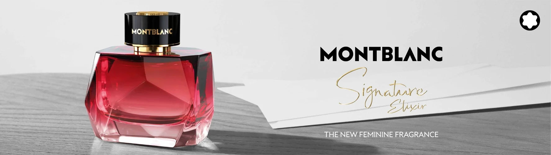 Montblanc perfume bottle with woody notes and Montblanc Collection branding, luxury fragrance