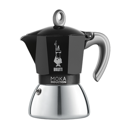 BLACK MOKA INDUCTION GLASSWARE by BIALETTI at Sundora