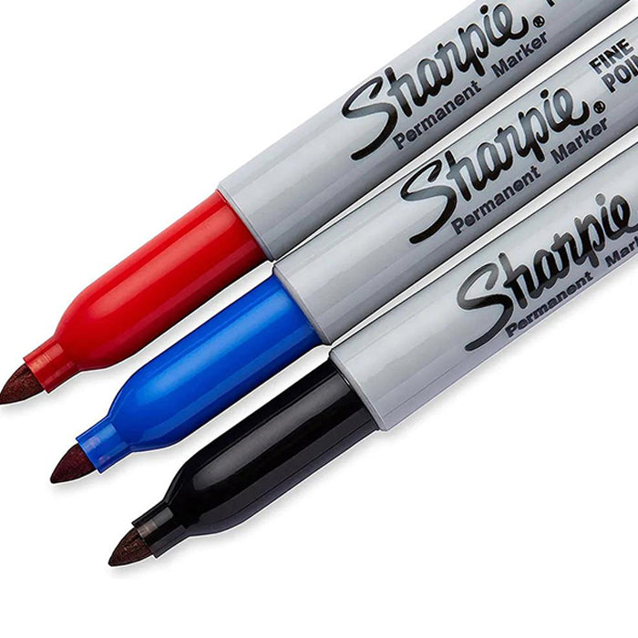 SHARPIE FINE 3 COLOR SET CARDED PERMANENT MARKERS STATIONERY by SHARPIE at Sundora