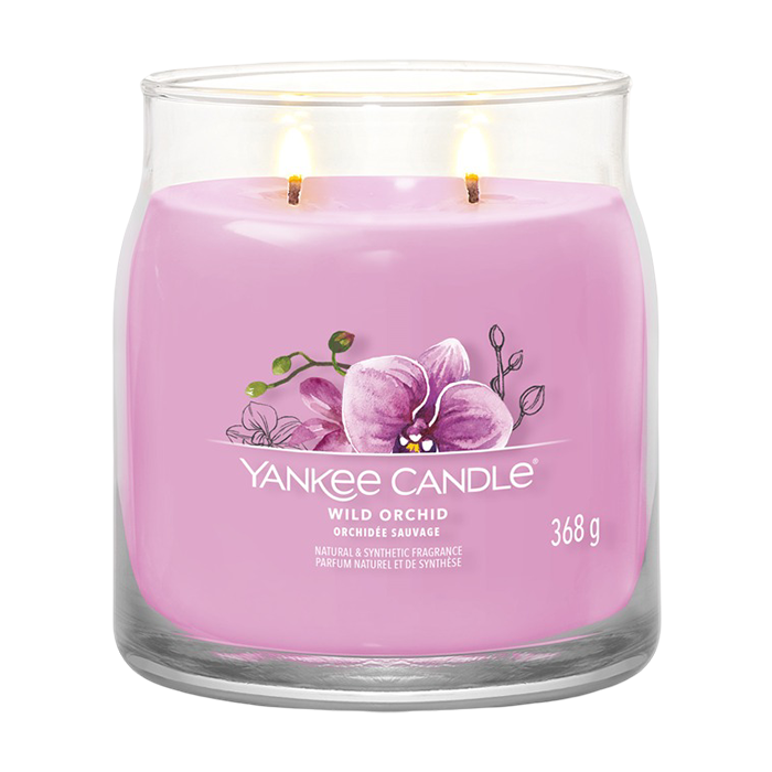 Wild Orchid Signature Medium Jar Candle