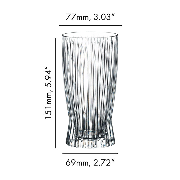 Long Beverage Glass Set of 2