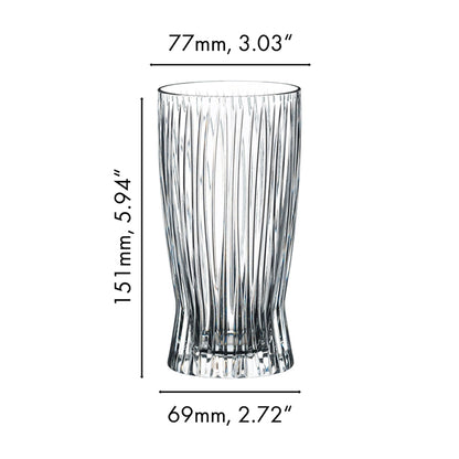 Long Beverage Glass Set of 2