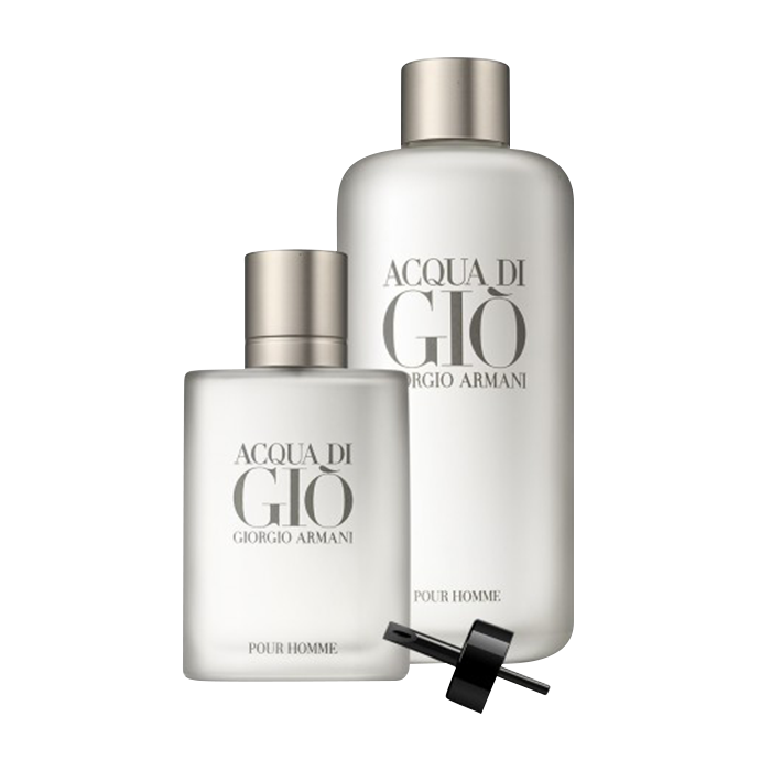 ACQUA DI GIÒ POUR HOMME EDT REFILLABLE SET GIFT SET by GIORGIO ARMANI at Sundora
