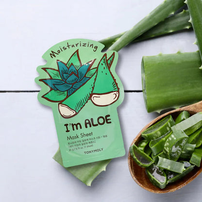 I AM ALOE MASK SHEET – MOISTURIZING FACE MASK by TONYMOLY at Sundora
