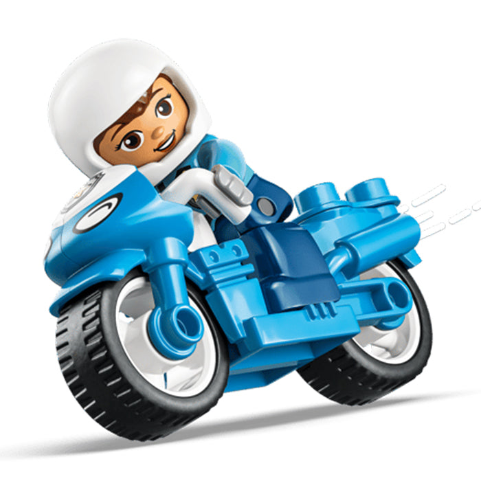 10471 Blue Police Motorcycle