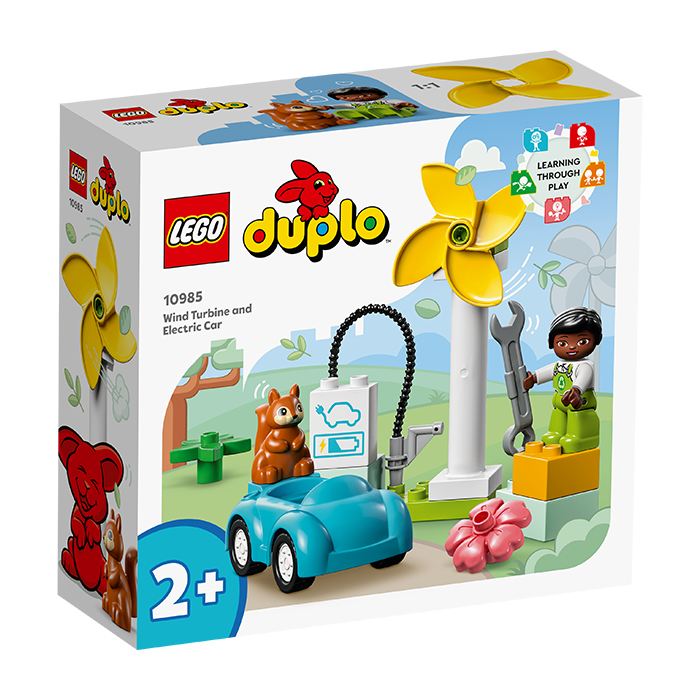 10985 WIND TURBINE AND ELECTRIC CAR TOYS by LEGO at Sundora