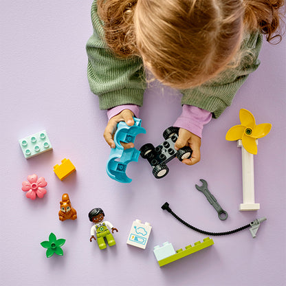 10985 WIND TURBINE AND ELECTRIC CAR TOYS by LEGO at Sundora