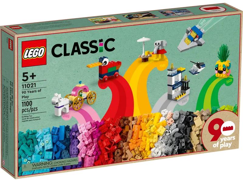 11021 90 Years of Play TOYS by LEGO at Sundora
