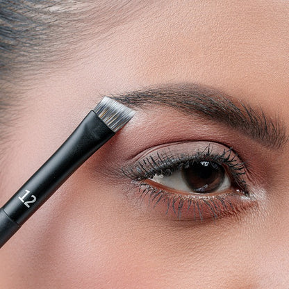 12 High Definition Eye Brow Brush COSMETICS AND MAKEUP by SUNDORA at Sundora
